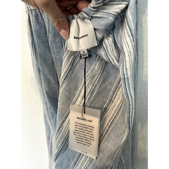 NWT Reformation Tace Linen Midi Shirt Dress - Picture 6 of 6